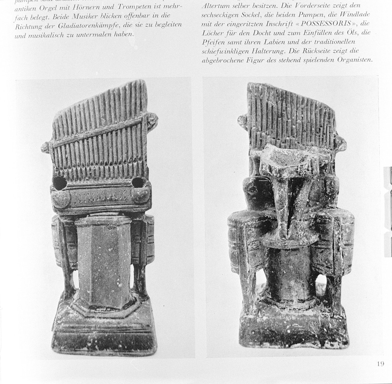 Dwa organy (terakota) autorstwa Roman