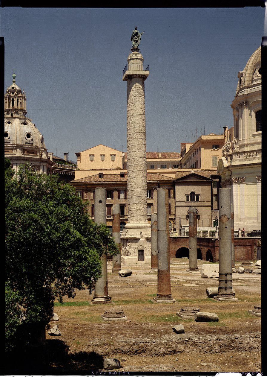 Widok Kolumny Trajana, 113 AD autorstwa Roman