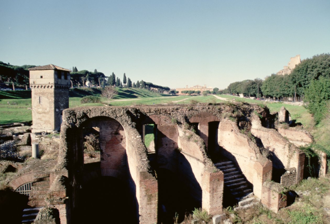 Widok na stadion, Rzym autorstwa Roman