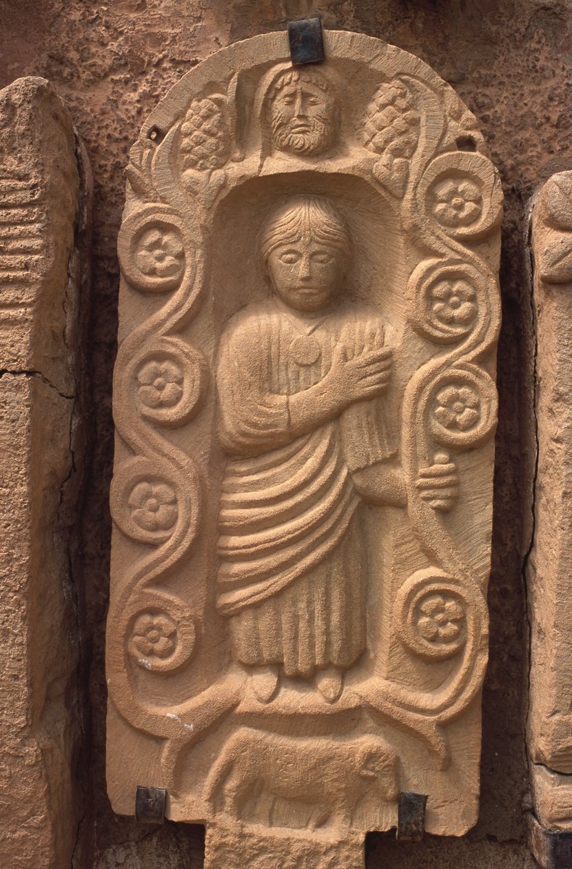 Stela z postacią ludzką autorstwa Roman Imperial Period