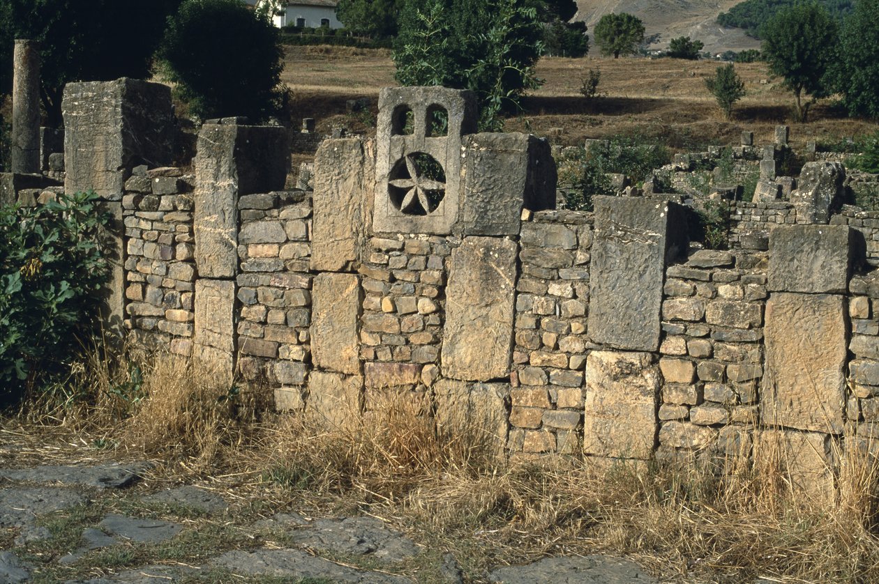 Mur, wysoki okres cesarski (27 pne-395 ne) (patrz szczegół 267047) autorstwa Roman Imperial Period
