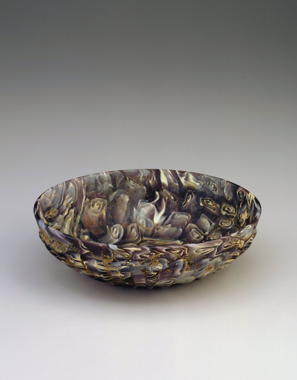 Miska, prawdopodobnie z Aleksandrii (szkło) autorstwa Roman Period Egyptian