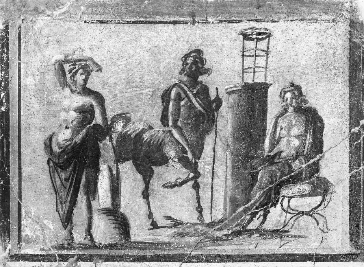 Apollo, Chiron i Eskulap z Pompejów autorstwa Roman Roman