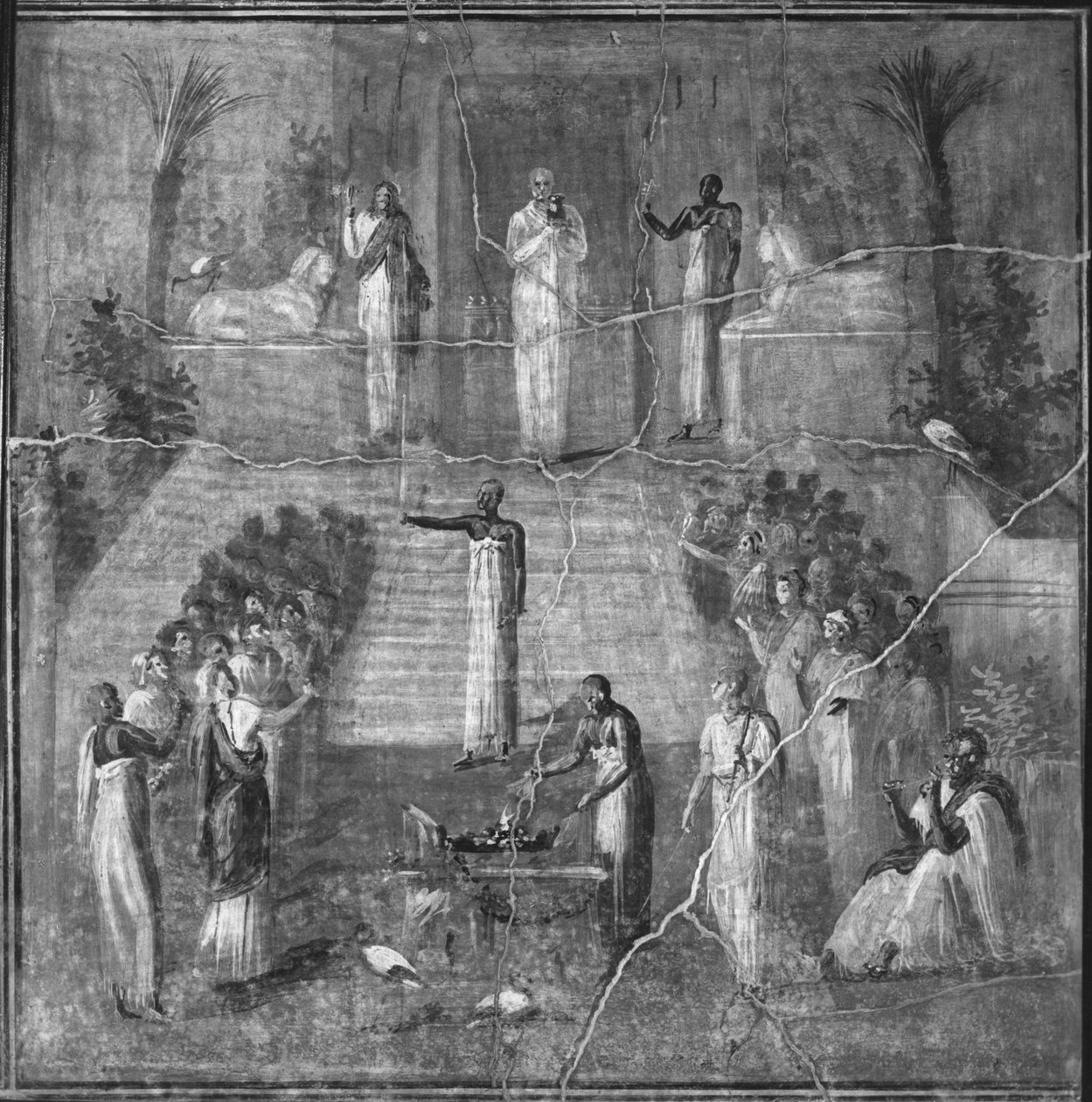 Ceremonia kultu Izydy z Pompei autorstwa Roman Roman