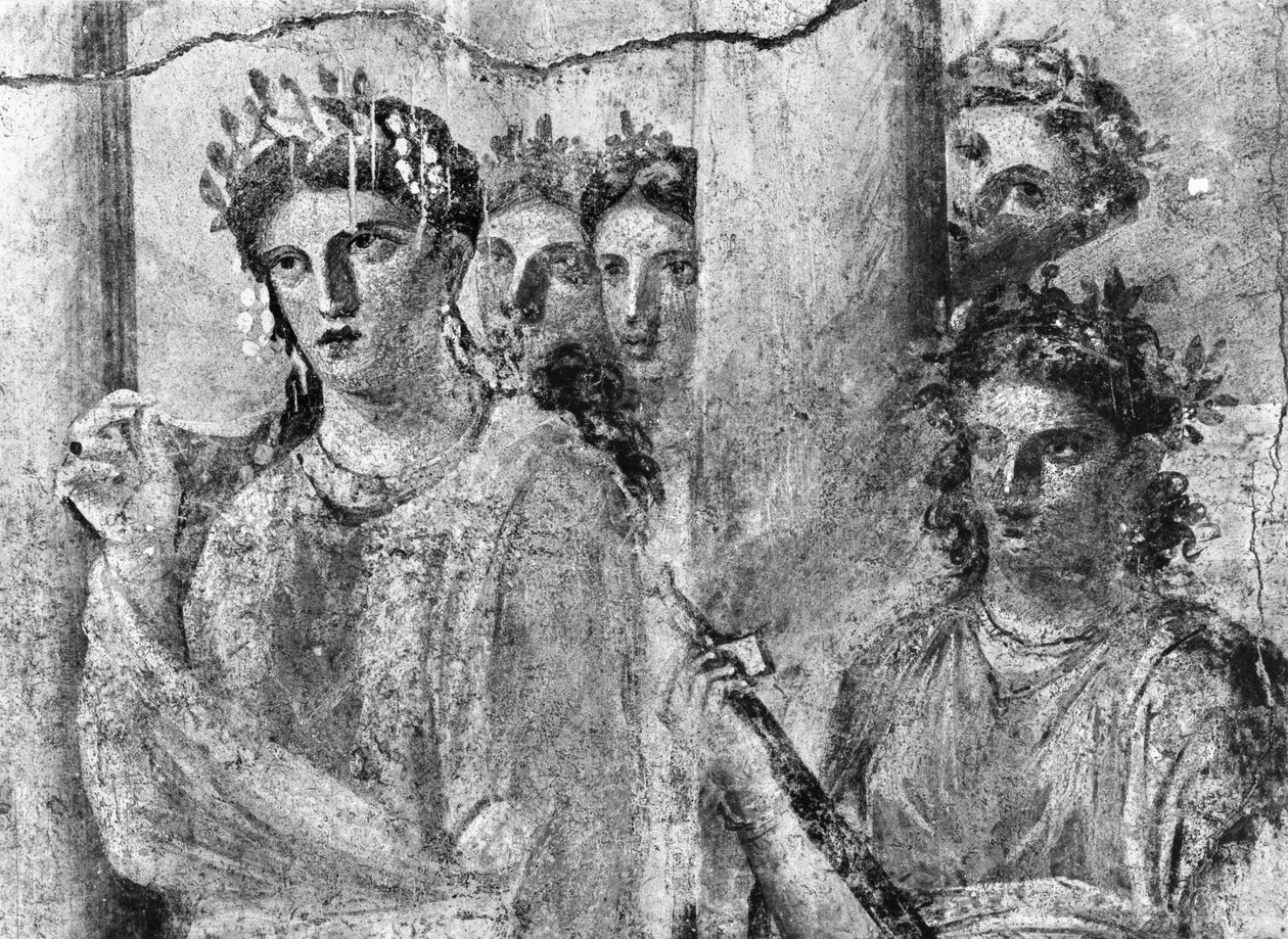 Ifigenia w Taurydzie, szczegół, z Pompejów, ok. 15 pne-50 ne (zob. też 242787) autorstwa Roman Roman