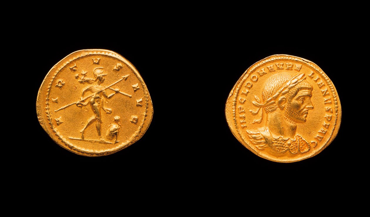 Moneta Aurelian, 270-275 AD (złoto) autorstwa Roman