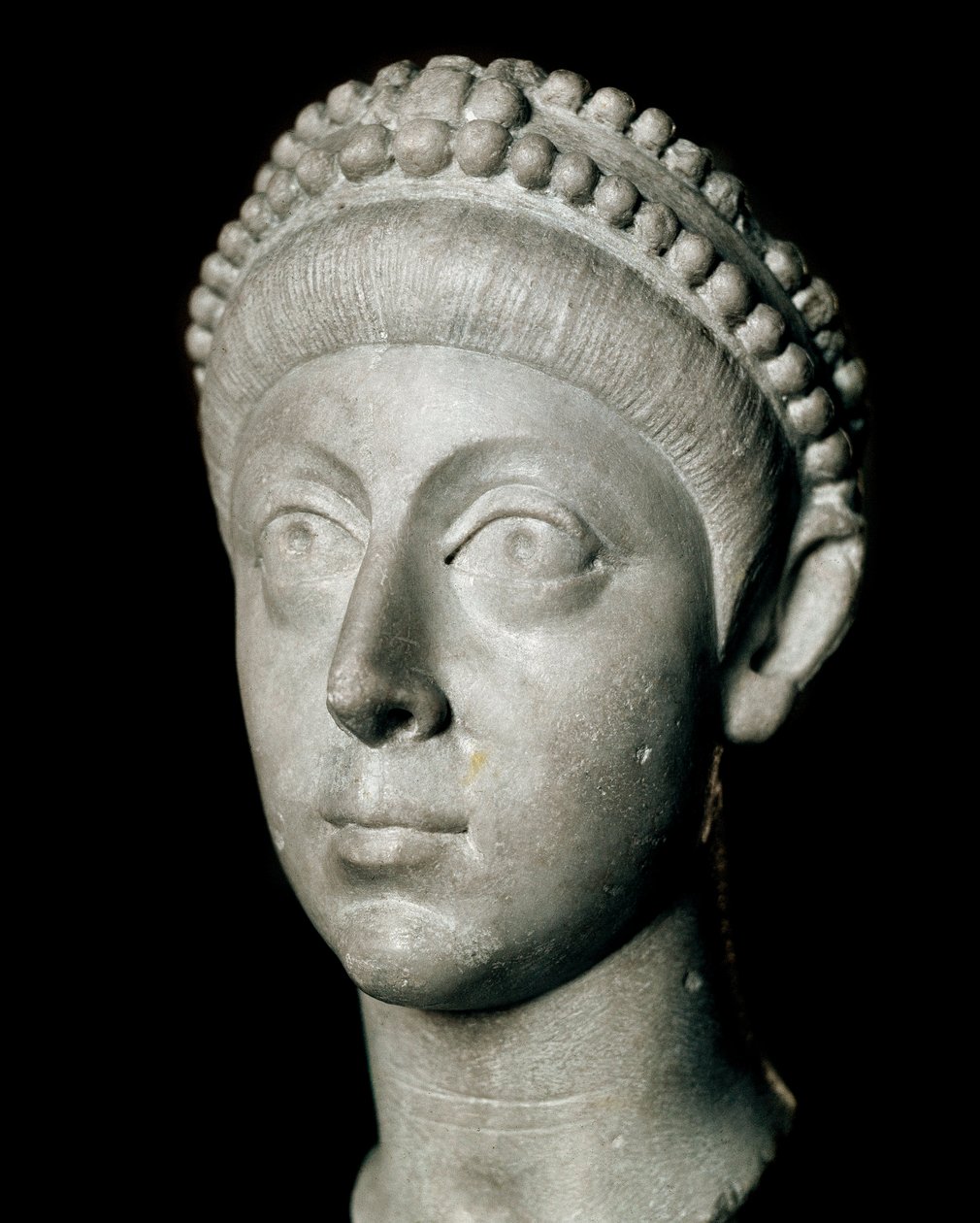 Popiersie wschodniorzymskiego cesarza Flawiusza Arkadiusza (377-408) Stambuł, Muzeum Archeologiczne autorstwa Roman