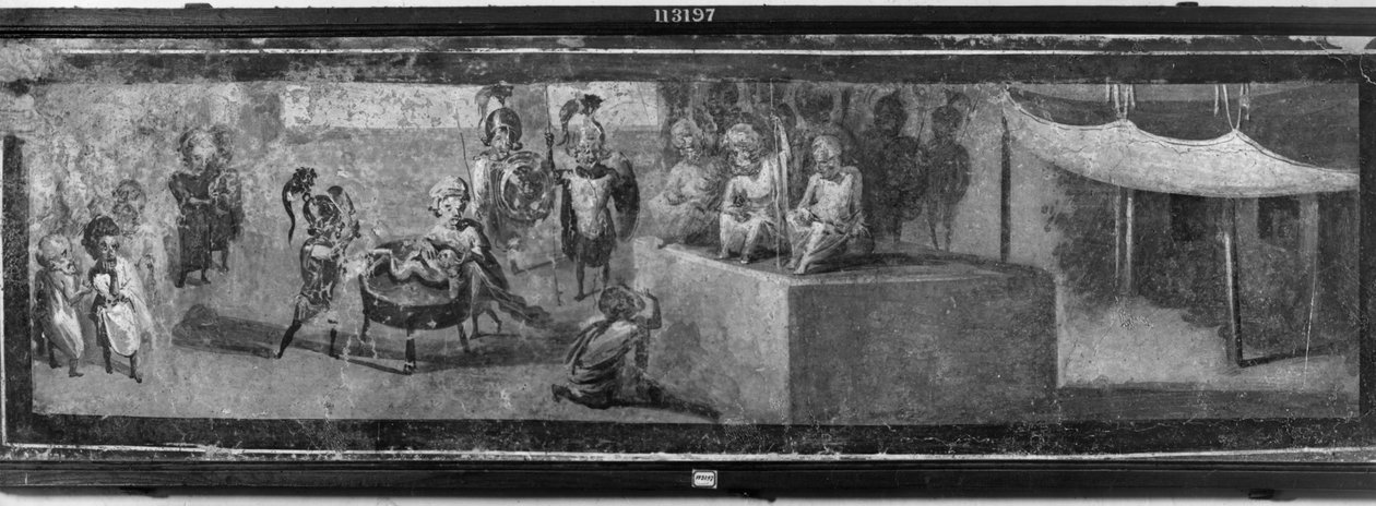 Karykatura Sądu Salomona, z Pompei, Dom Doktora autorstwa Roman