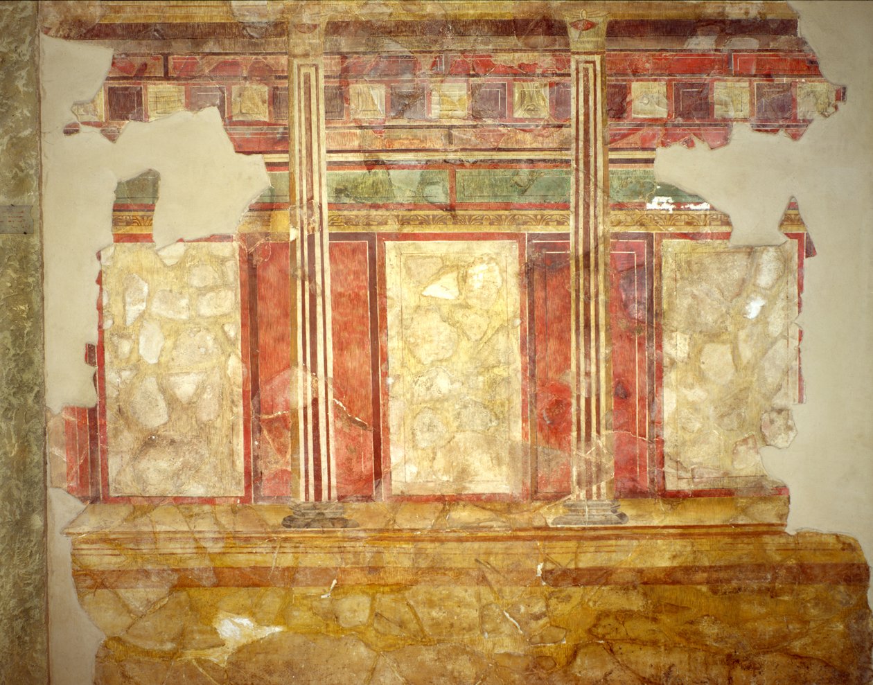 Dekoracja z Domu Scalae Caci, Palatyn, Rzym autorstwa Roman