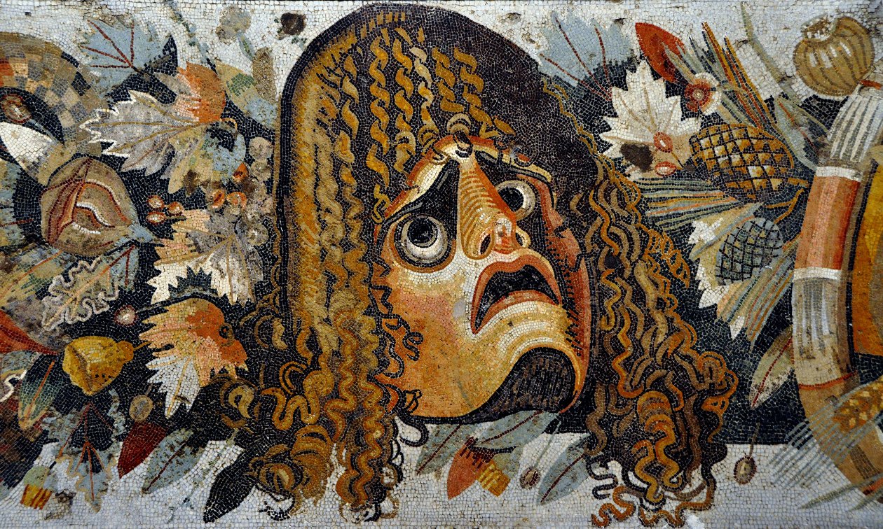 Fragment fryzu mozaikowego autorstwa Roman