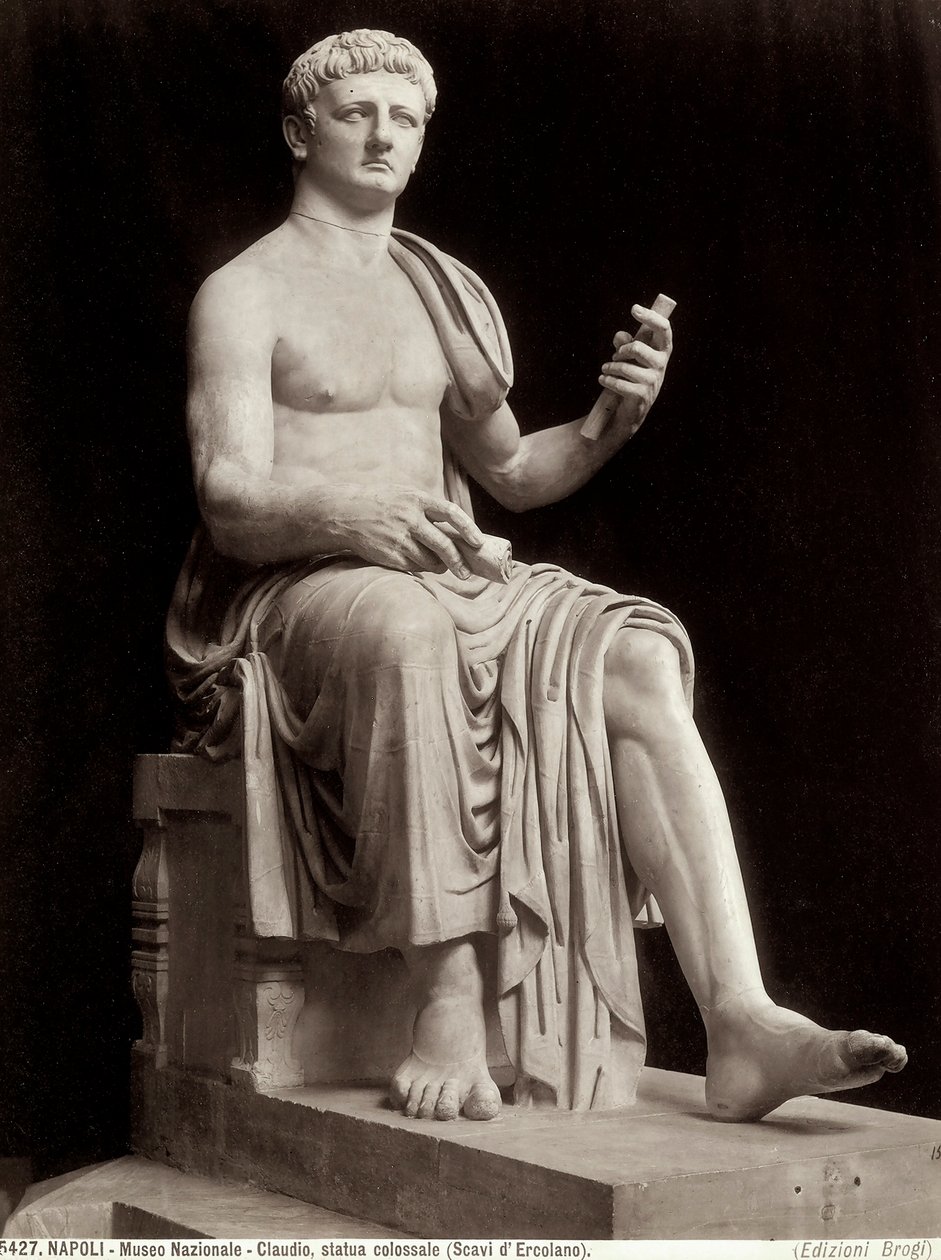 Cesarz Klaudiusz (marmur) autorstwa Roman