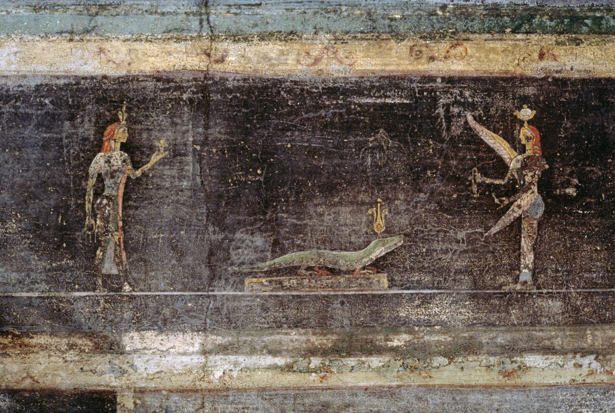 Freski z Villa Dei Misteri autorstwa Roman