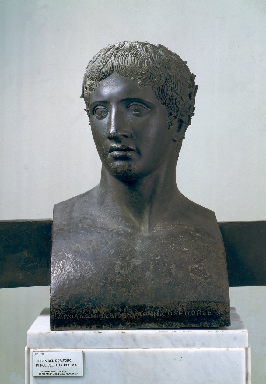 Szef Doryforów, po Polikletosie (brąz) autorstwa Roman