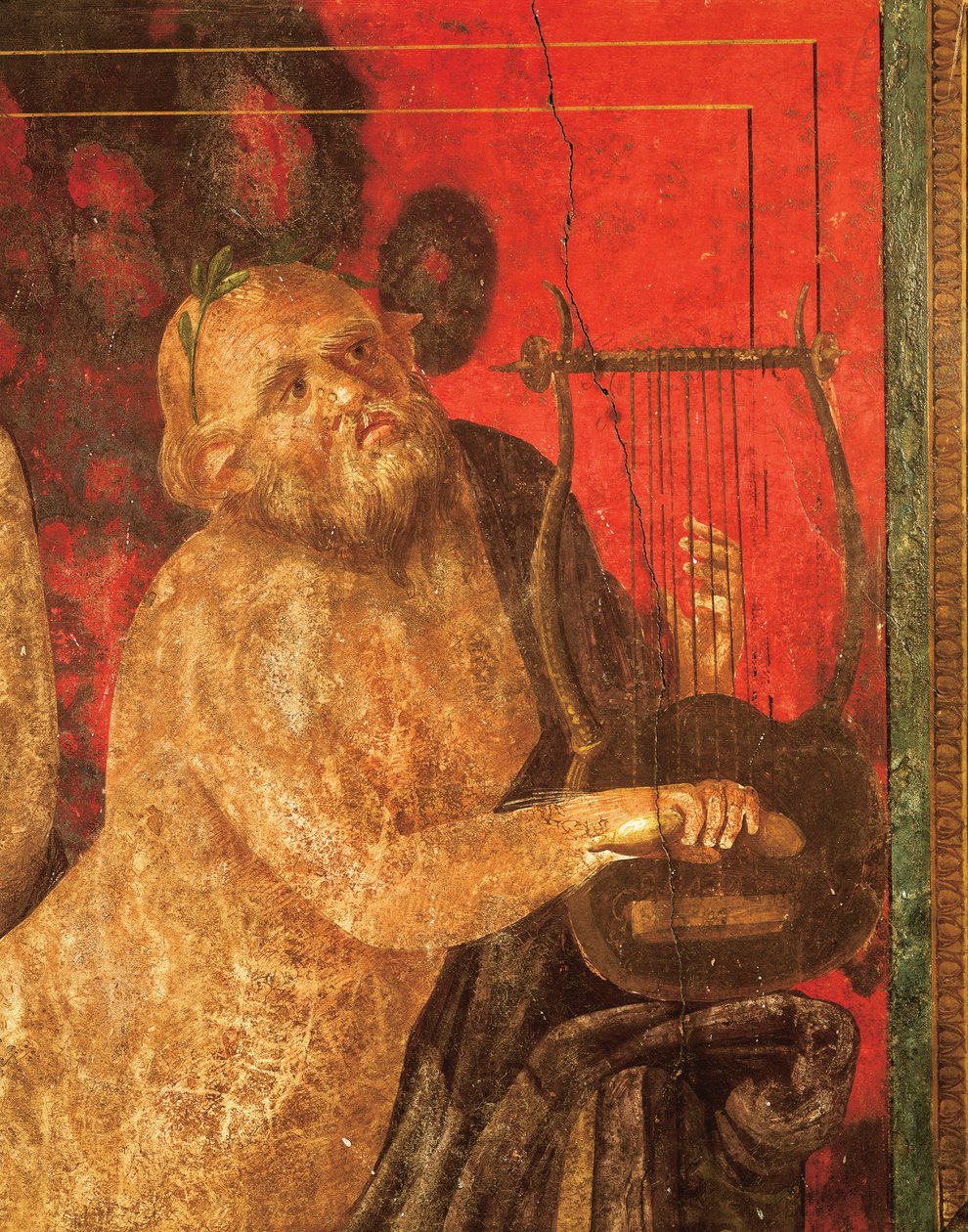 Obrzędy inicjacji kultu Dionizosa, fresk z Villa Dei Misteri autorstwa Roman