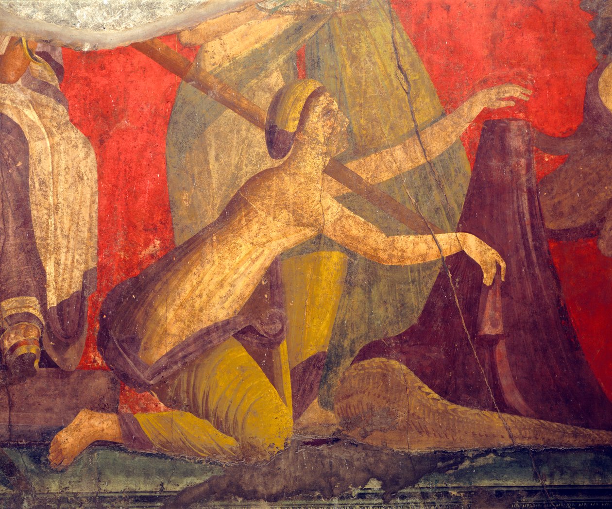 Obrzędy inicjacji kultu Dionizosa, fresk z Villa Dei Misteri autorstwa Roman