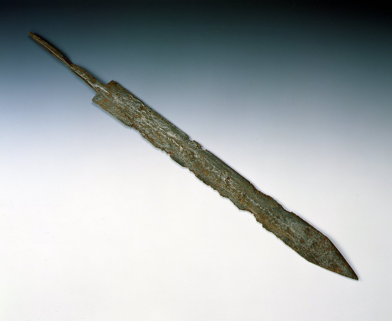 Miecz legionowy gladiusa, z rzymskiego stanowiska w Newstead, Melrose, AD 80-100 (brąz) autorstwa Roman