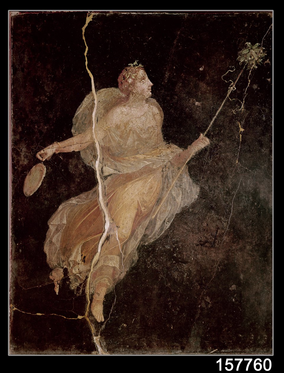 Maenad, z Domu statku, Pompeje, I wiek pne-79 AD autorstwa Roman