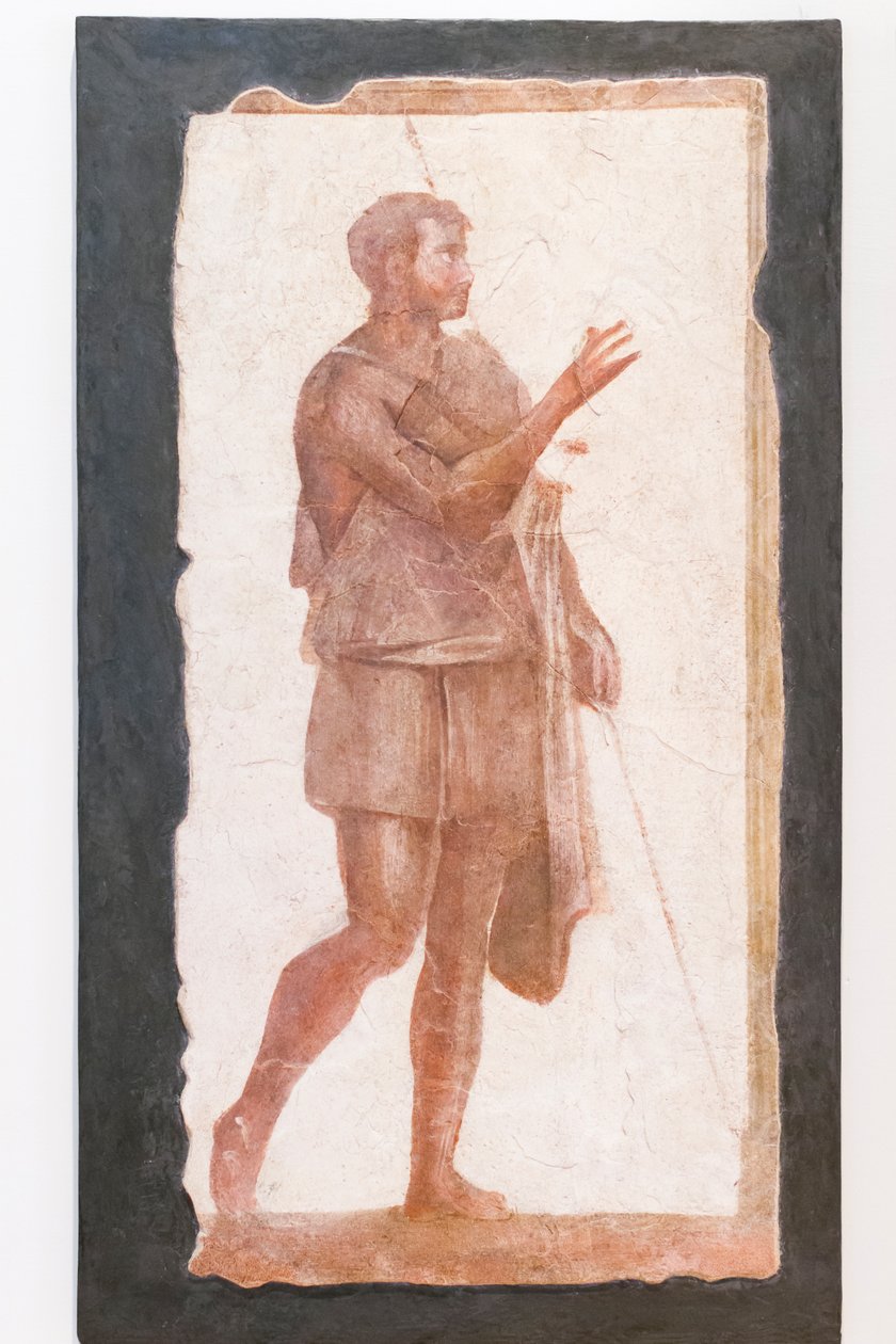Mężczyzna w płaszczu, kolekcja Pallavicini Rospigliosi, ok. 200 n.e., nr inw. 103420 (świeży) autorstwa Roman