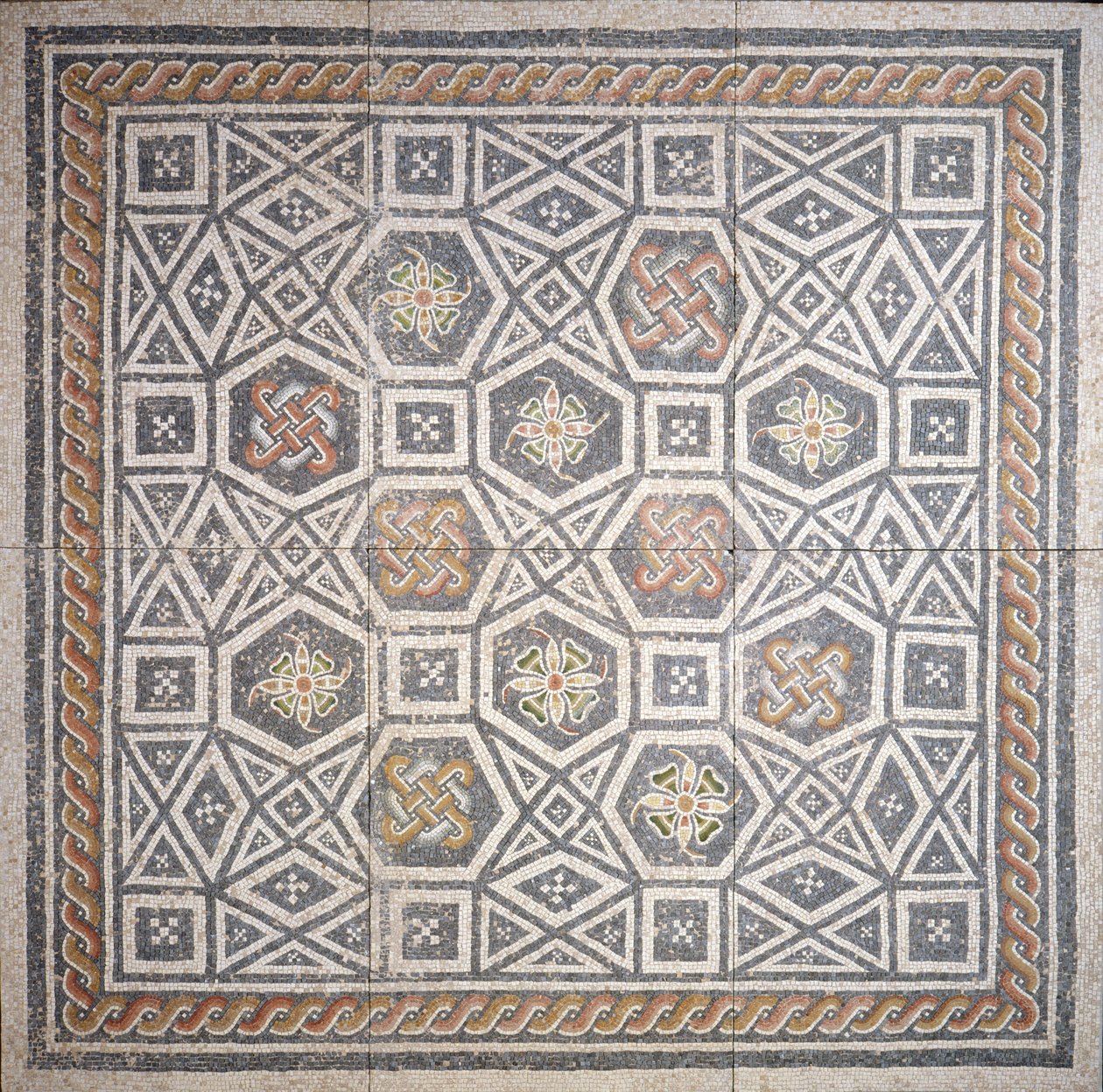 Mozaika, II w. (marmur i szkło) autorstwa Roman