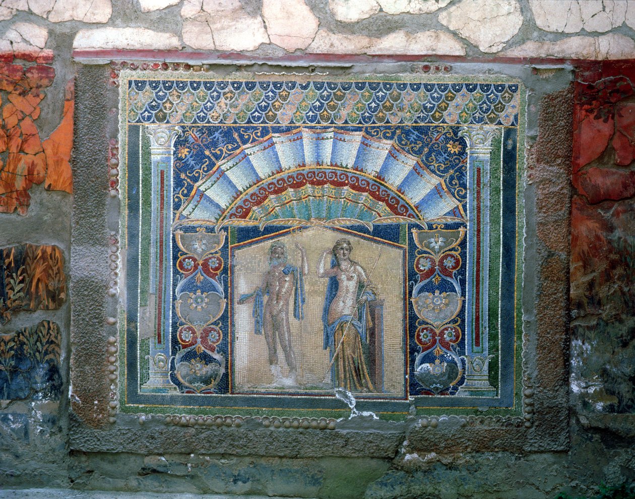 Mozaika z Domu Neptuna i Amfitryty (mozaika) (pokój patrz 113527) autorstwa Roman