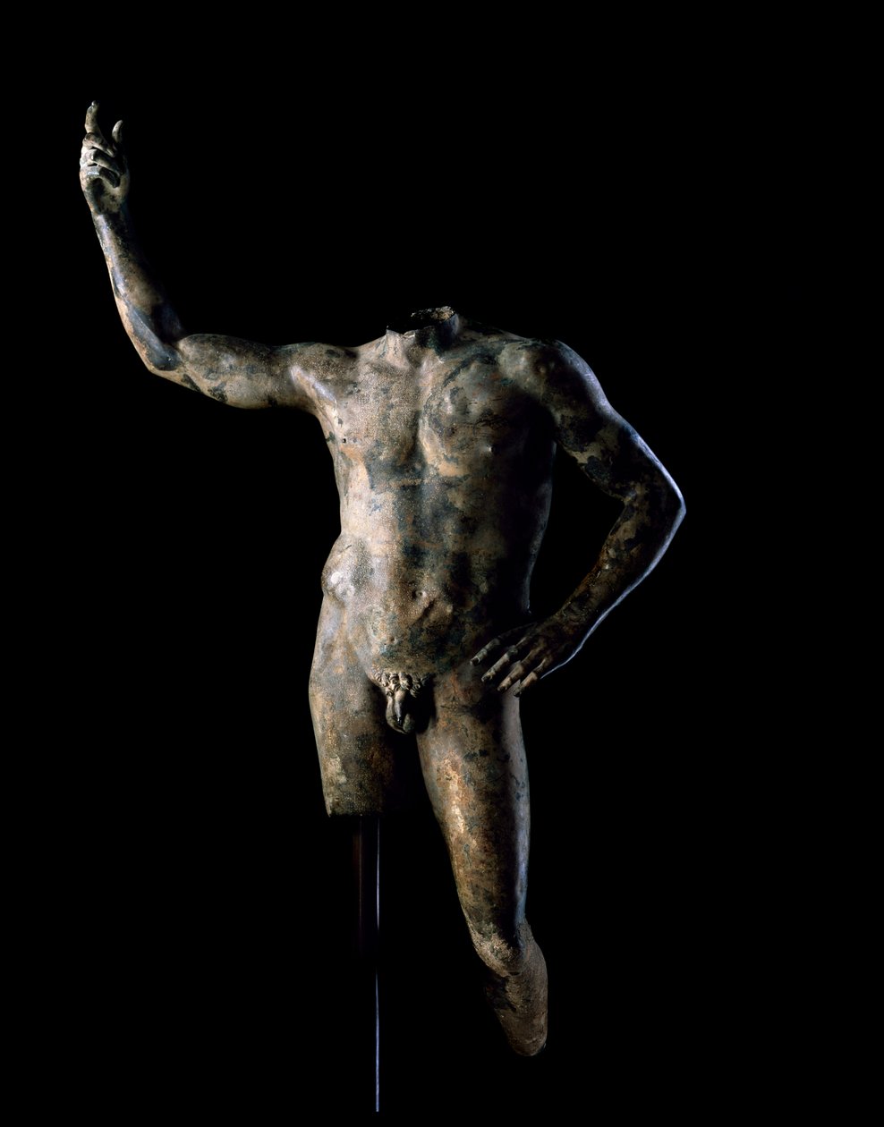 Portret władcy, AD 200-225 (brąz) autorstwa Roman