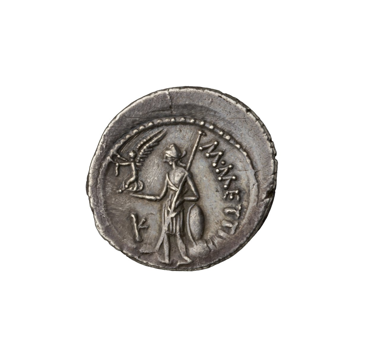 Moneta rzymska republikańska z Rzymu, 44 pne (srebrna) autorstwa Roman