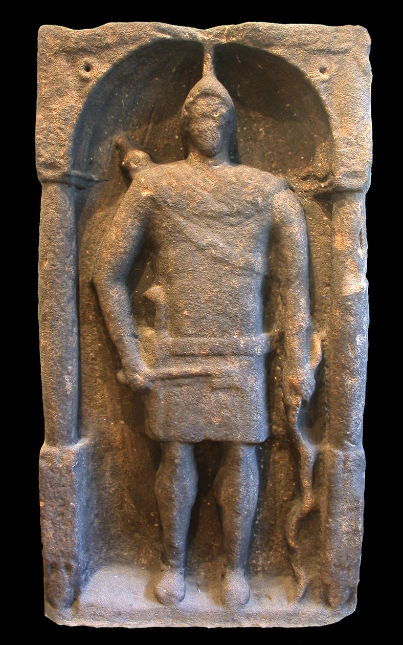 Rzymski nagrobek przedstawiający łucznika hamańskiego (syryjskiego), ok. 125-40 rne autorstwa Roman
