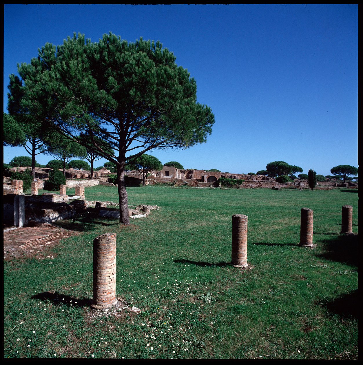 Sztuka rzymska: widok ruin Campo della Magna Mater, region IV autorstwa Roman