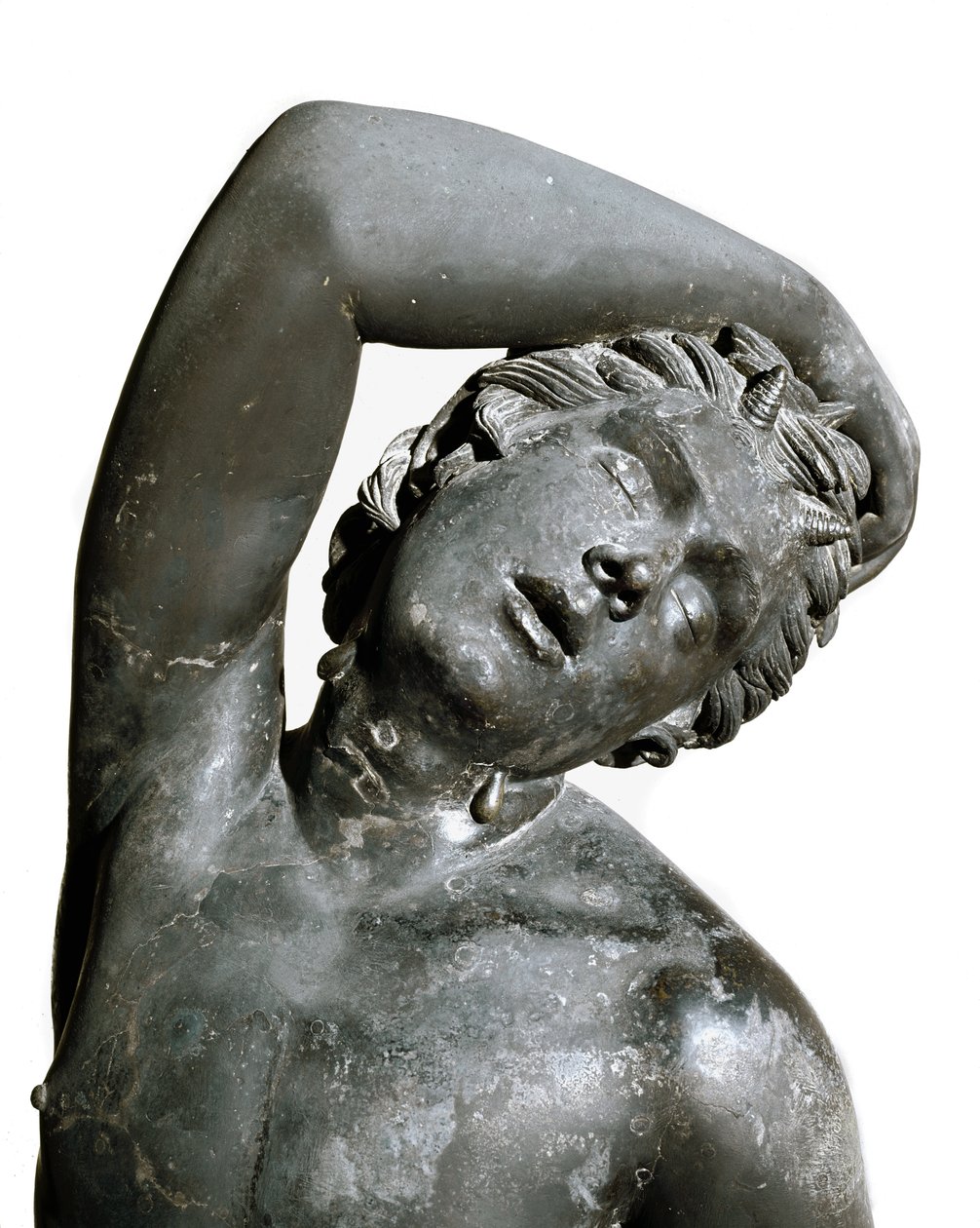 Satyr, posąg z brązu autorstwa Roman