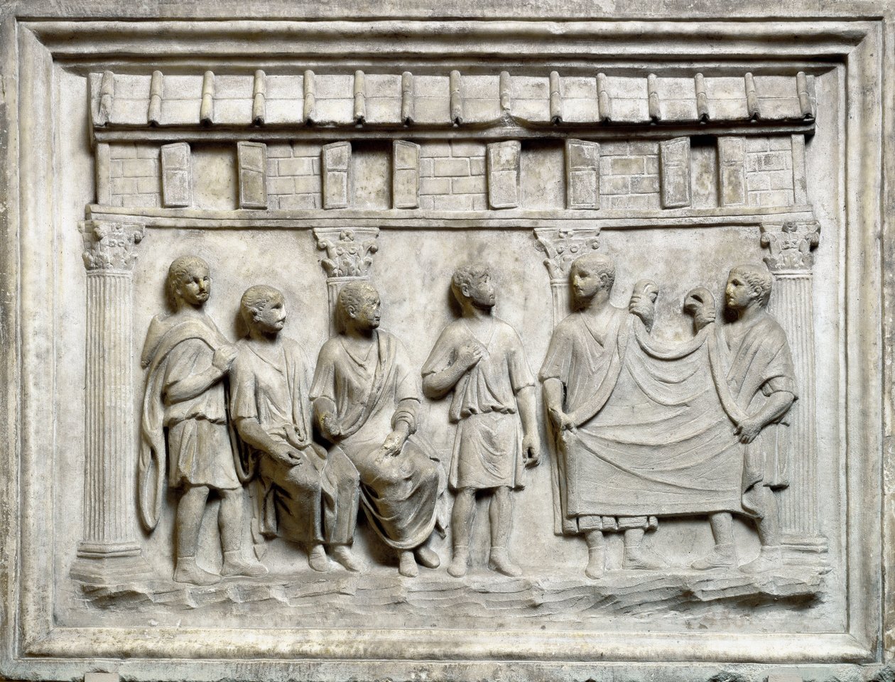 Sklep z bibułką w okresie augustańskim autorstwa Roman