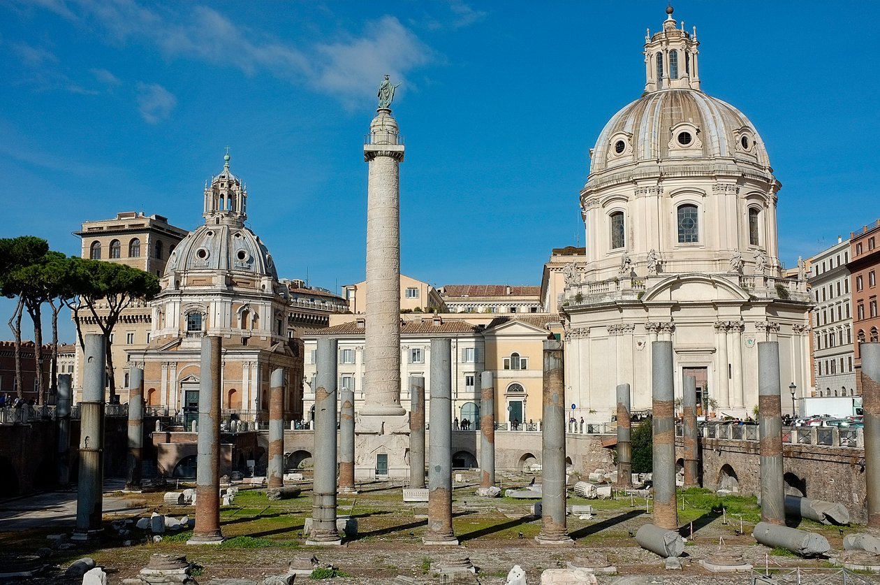 Widok Forum i Kolumny Trajana autorstwa Roman