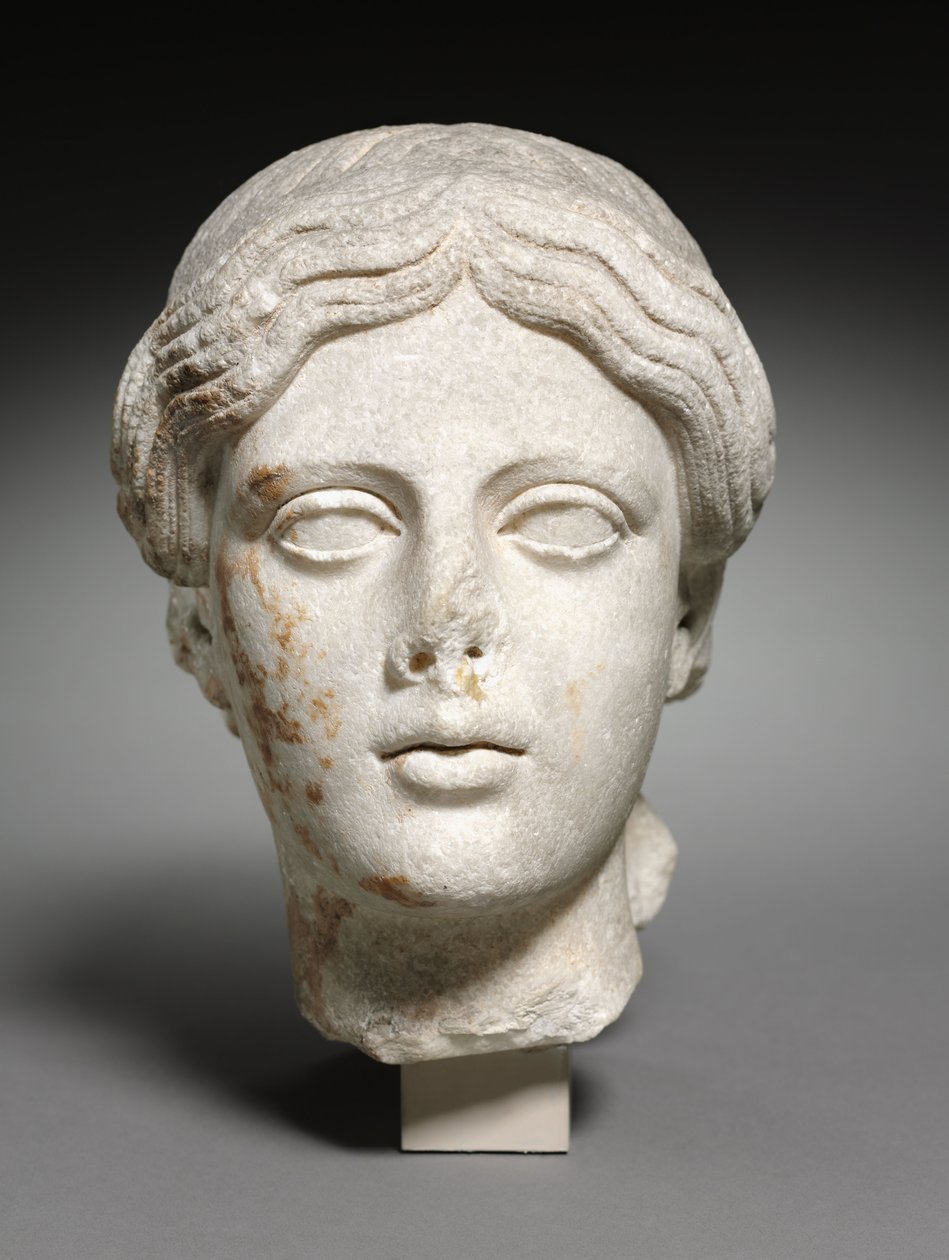 Głowa kobiety, 1-15 autorstwa Roman Imperial Period