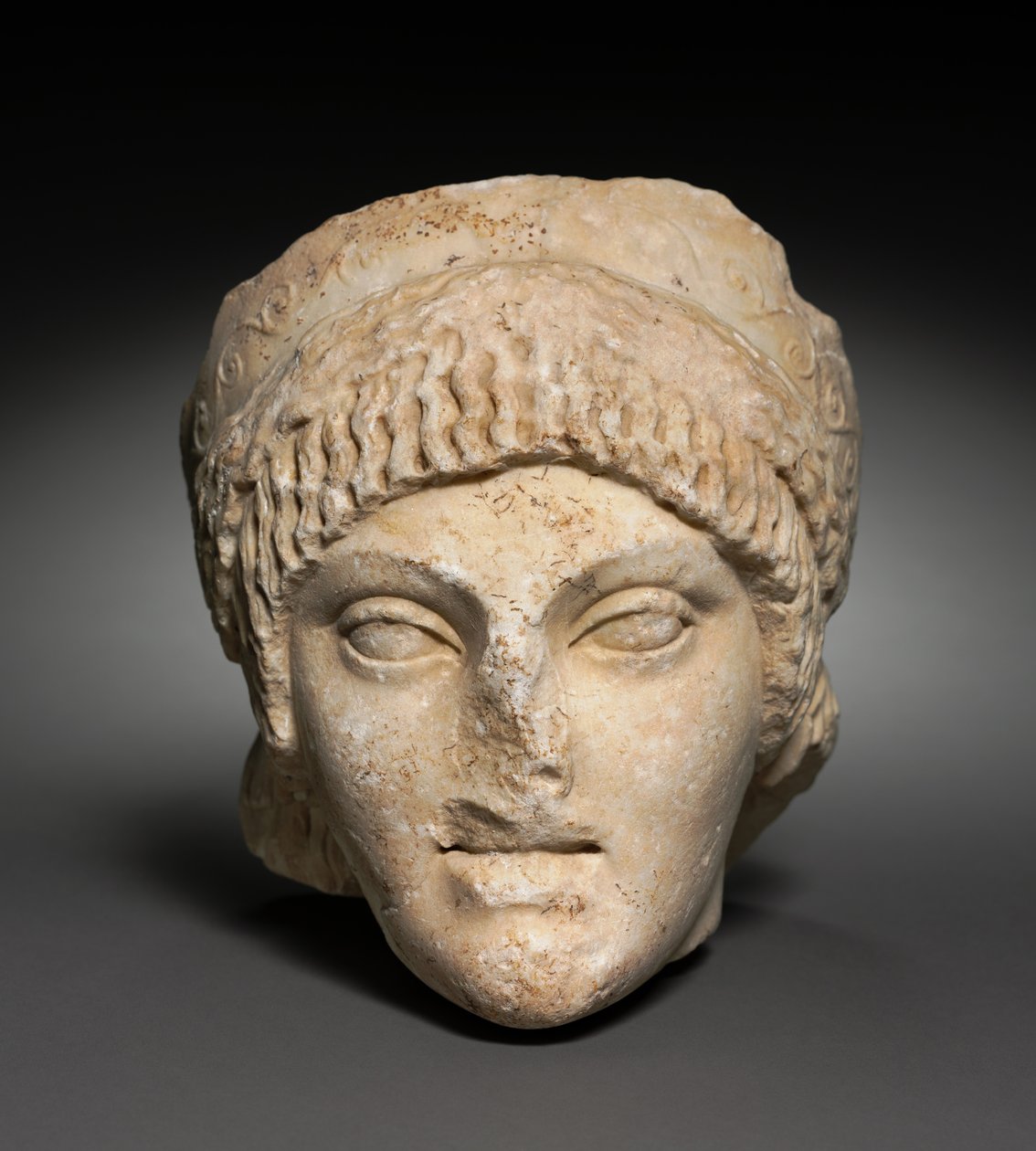 Głowa młodej kobiety, 25-1 pne autorstwa Roman Imperial Period
