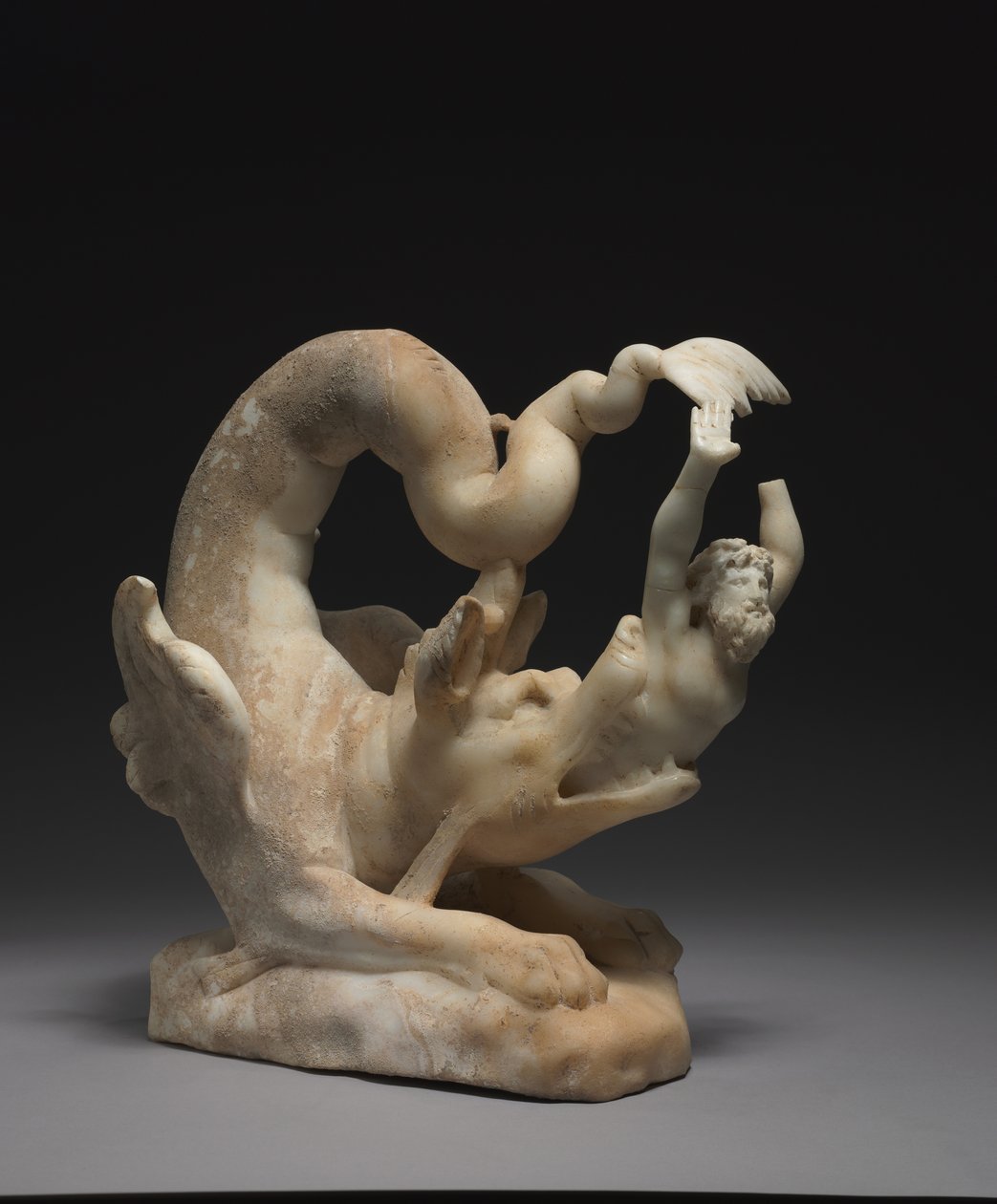 Jonasz Cast Up, ok. 280-290 (marmur) autorstwa Roman Imperial Period