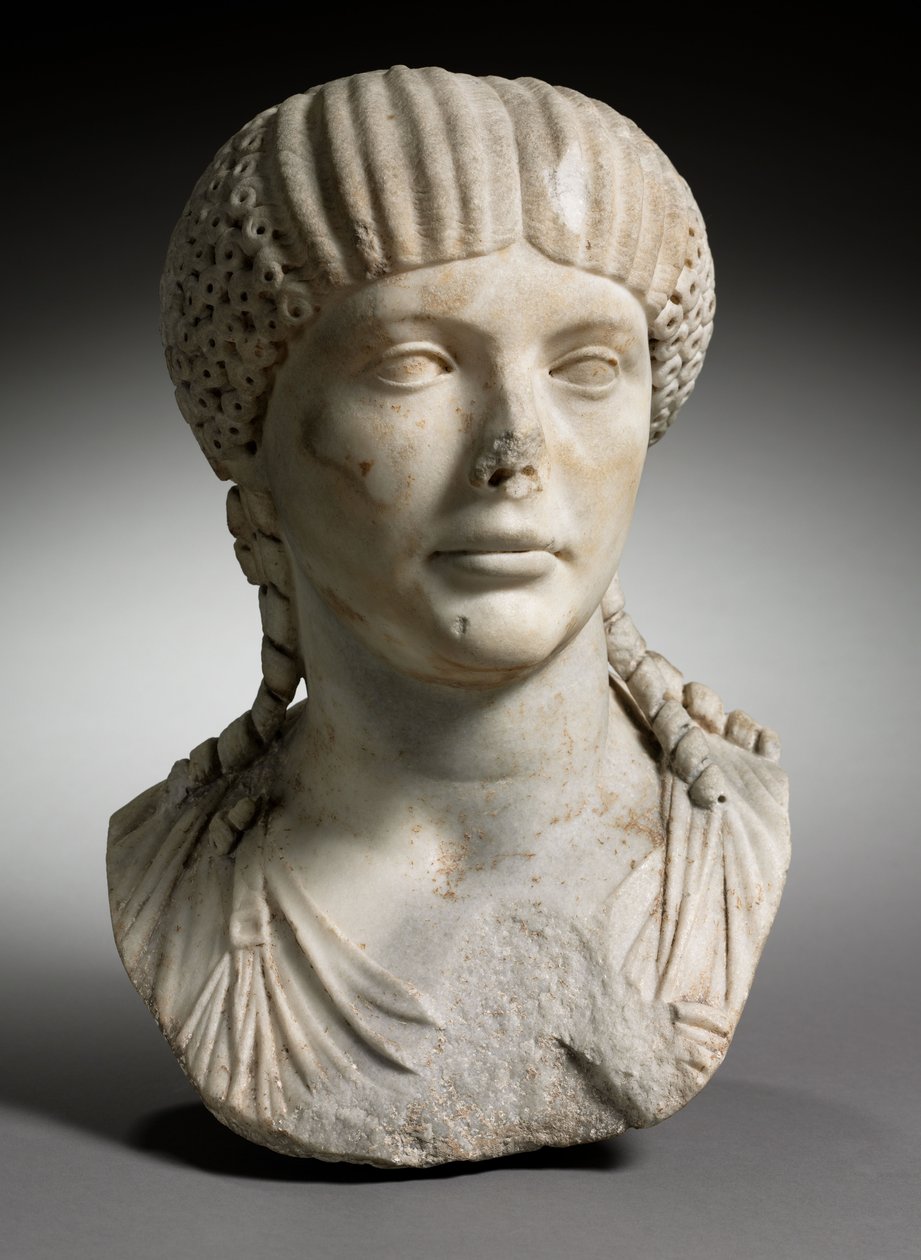 Portret Oktawii, żony Nerona autorstwa Roman Imperial Period
