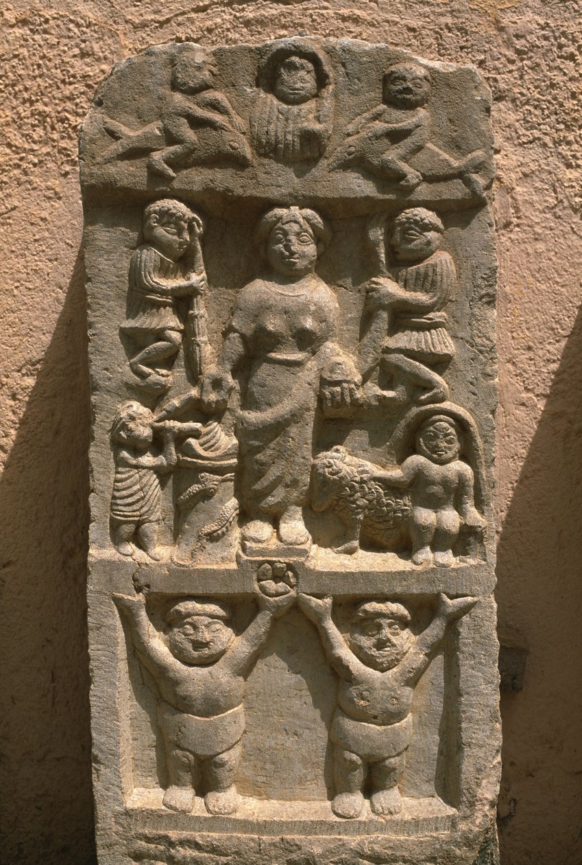 Stela, wysoki okres cesarski (27 pne-395 ne) autorstwa Roman Imperial Period