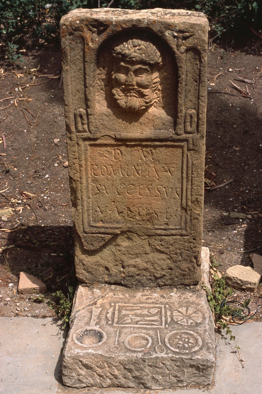 Stela, wysoki okres cesarski (27 pne-395 ne) autorstwa Roman Imperial Period