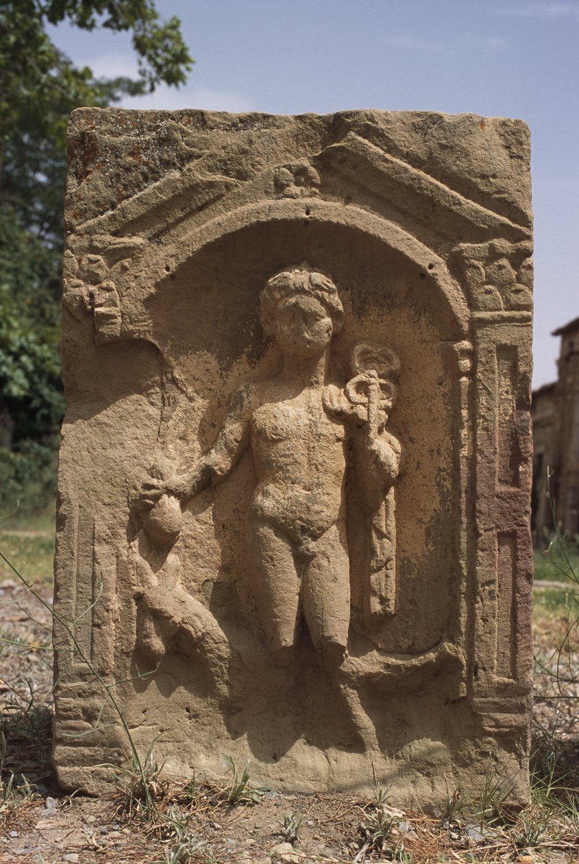 Stela przedstawiająca Merkurego, Okres Wysokiego Cesarstwa (27 p.n.e.-395 n.e.) autorstwa Roman Imperial Period
