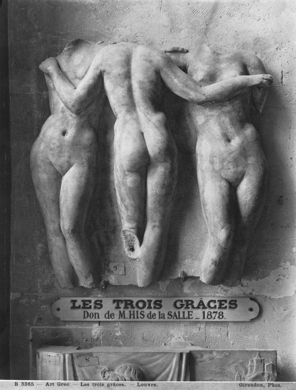Trzy Gracje, rzymska kopia hellenistycznego oryginału greckiego z II wieku p.n.e. (marmur) autorstwa Roman Imperial Period