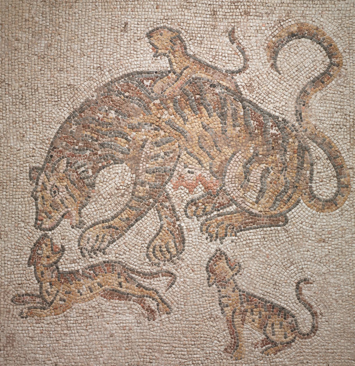 Tygrysica i młode, 300s autorstwa Roman Imperial Period