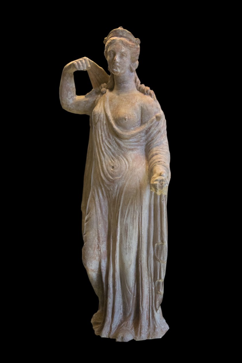 Sztuka Grecja Afrodyta typu Genitrix (I wne) terakota autorstwa Roman Roman