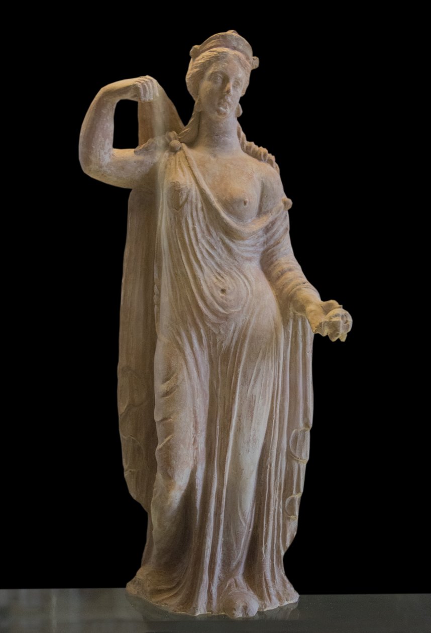 Sztuka Grecja Afrodyta typu Genitrix (I wne) terakota autorstwa Roman Roman