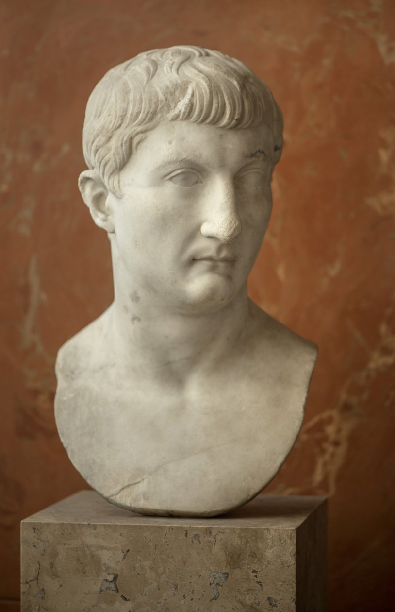 Art Rome Popiersie Druzusa Młodego (13 pne - 23 AD) marmur autorstwa Roman Roman
