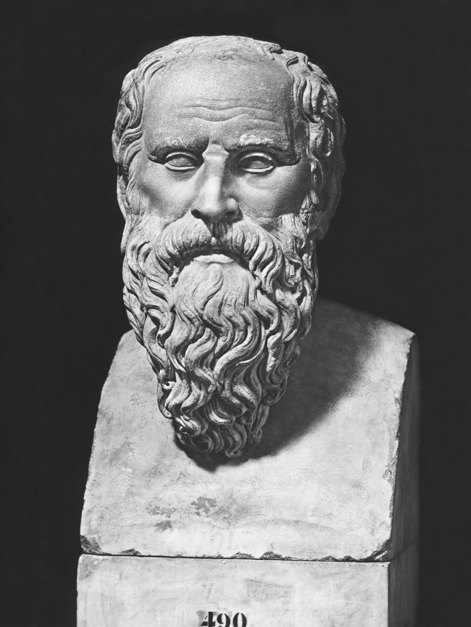 Popiersie Diogenesa (marmur) autorstwa Roman Roman
