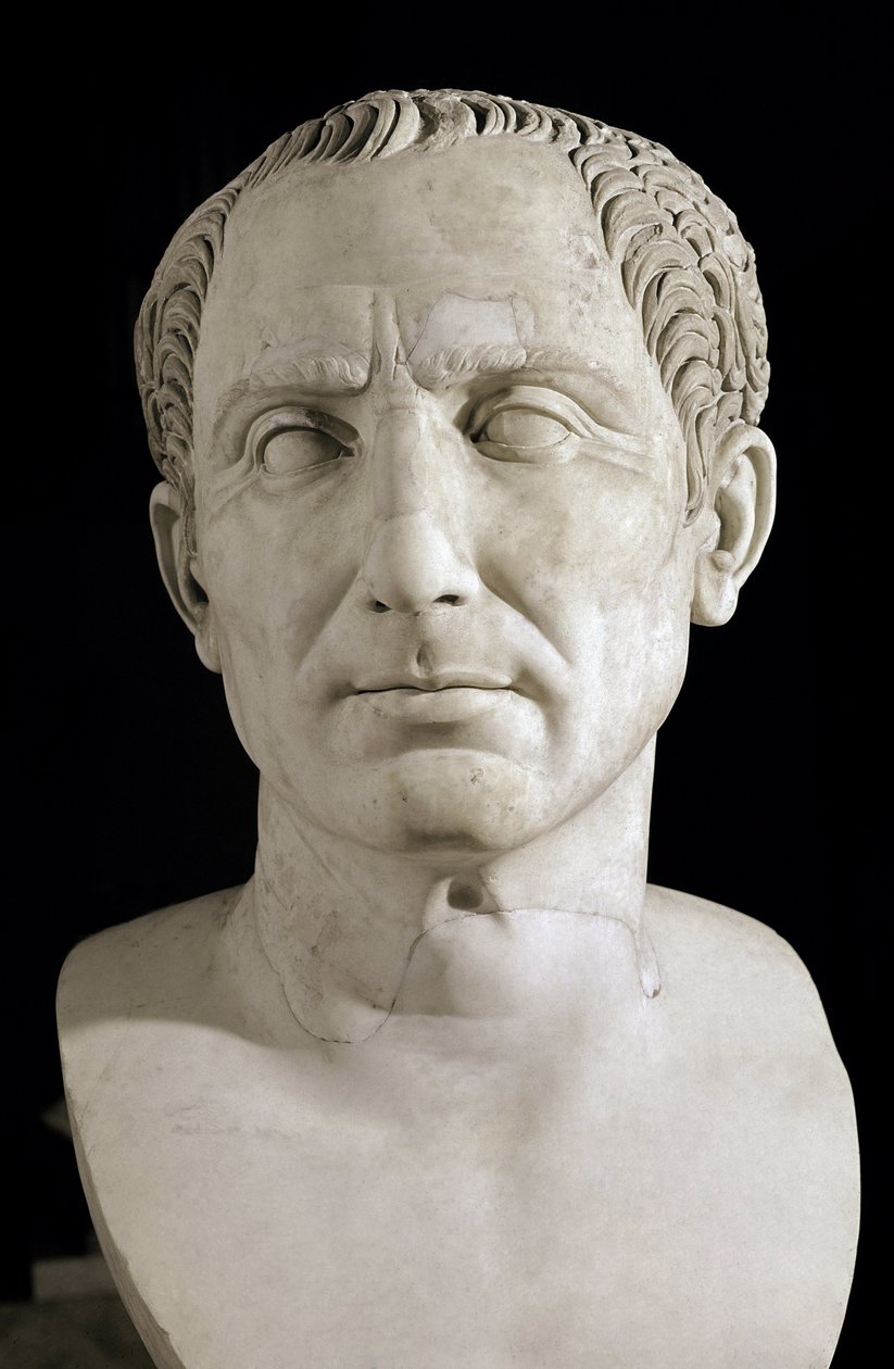 Popiersie Juliusza Cezara (Julius Gaius CAESAR autorstwa Roman Roman