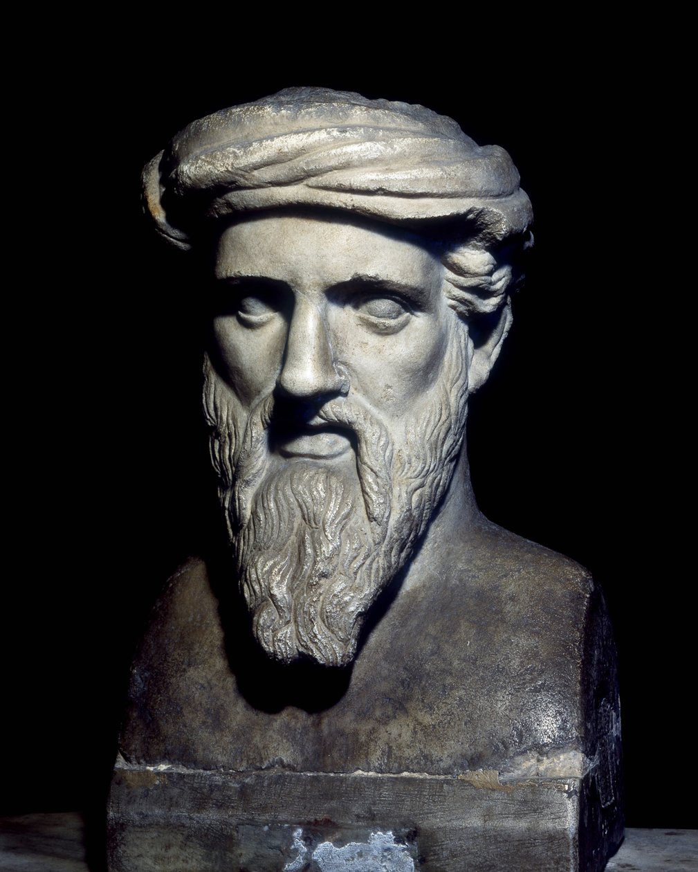 Popiersie Pitagorasa (6 pne), Muzeum Capitolini, Rzym. autorstwa Roman Roman