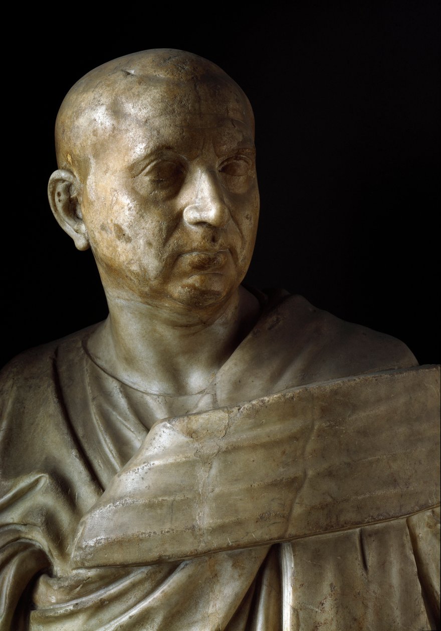 Popiersie Scypiona Afrykanina (rzeźba z marmuru) autorstwa Roman Roman