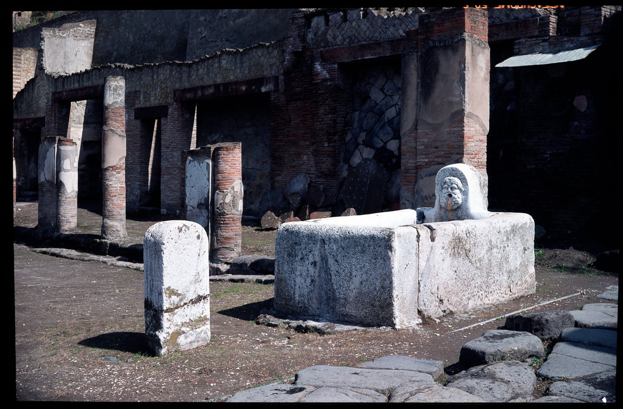 Fontanna na Decumanus maximus, V wpne-I wne autorstwa Roman Roman