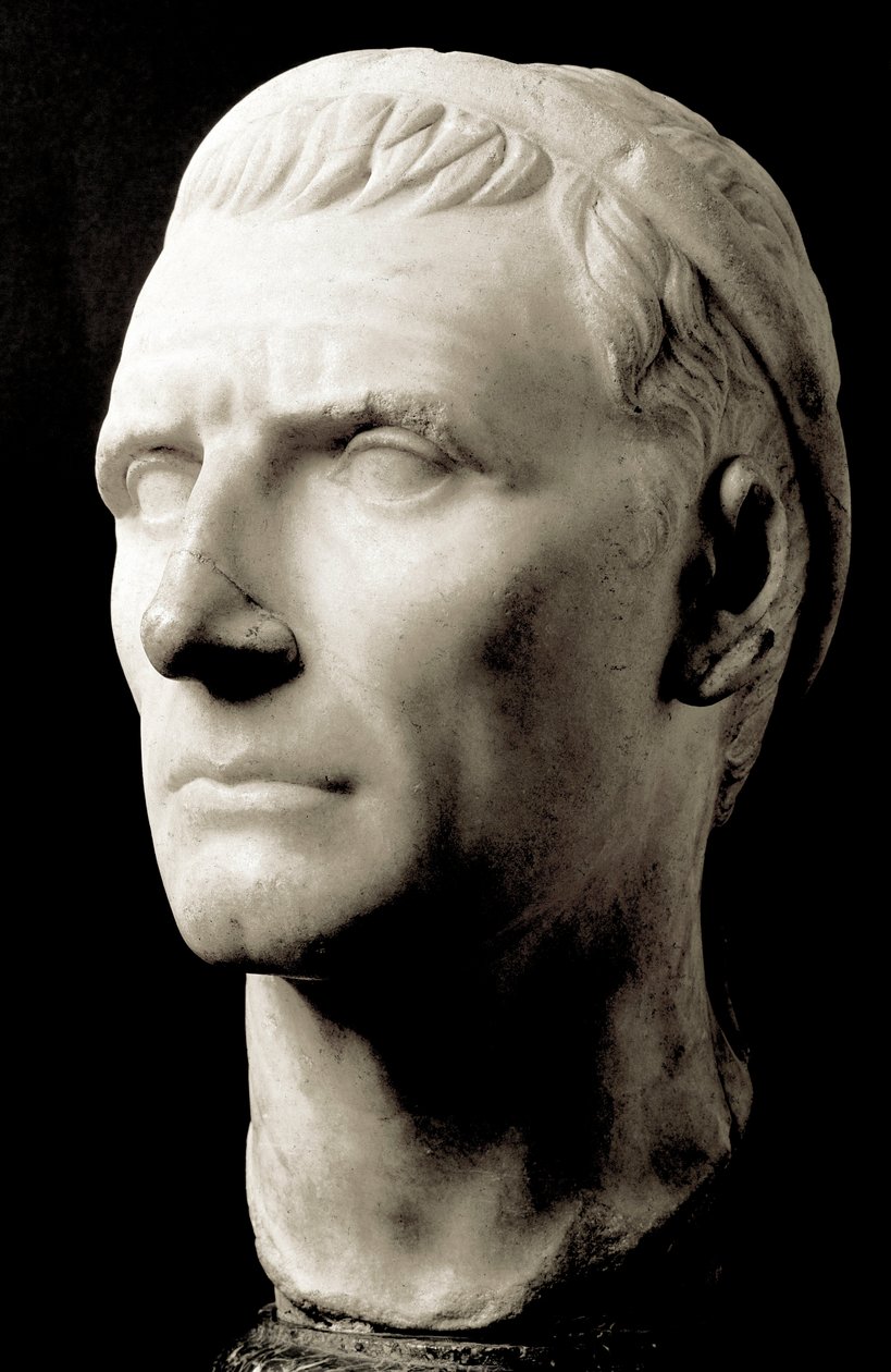 Głowa Antiocha III Wielkiego (223-187 pne), Król Seleucydów - Rzeźba z marmuru - Musee du Louvre, Paryż - Głowa Antiocha III Wielkiego (223-187 pne), Król Seleucydów - Rzeźba z marmuru, replika oryginału z III wiek p.n.e. - Luwr, Paryż autorstwa Roman Roman