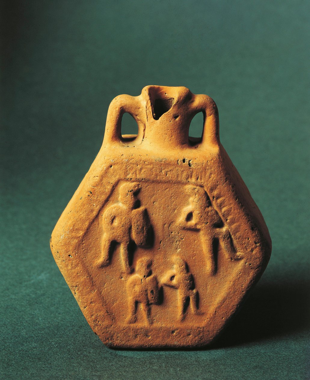 Piersiówka przedstawiająca gladiatorów Emilia-Romagna (ceramiczna) autorstwa Roman Roman